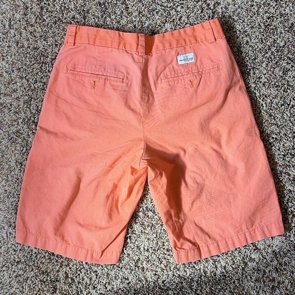 Boys/Kids Vintage Vineyard Vines Mango Pink Khaki Shorts Size 16 - Picture 5 of 7